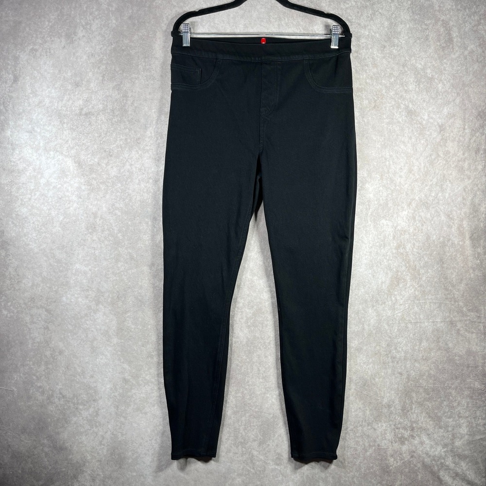 SPANX‎ Jean-ish Ankle Leggings Womens Size XL Black Pull On High Rise Stretch